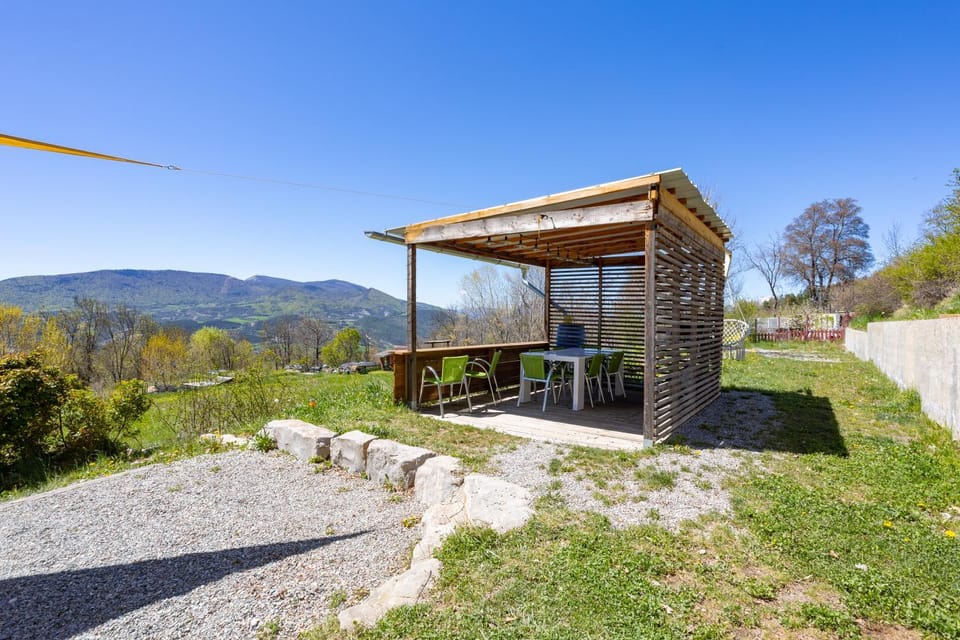Patio, Natural landscape, Mountain view