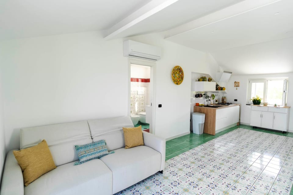 Living room, stove, air conditioner