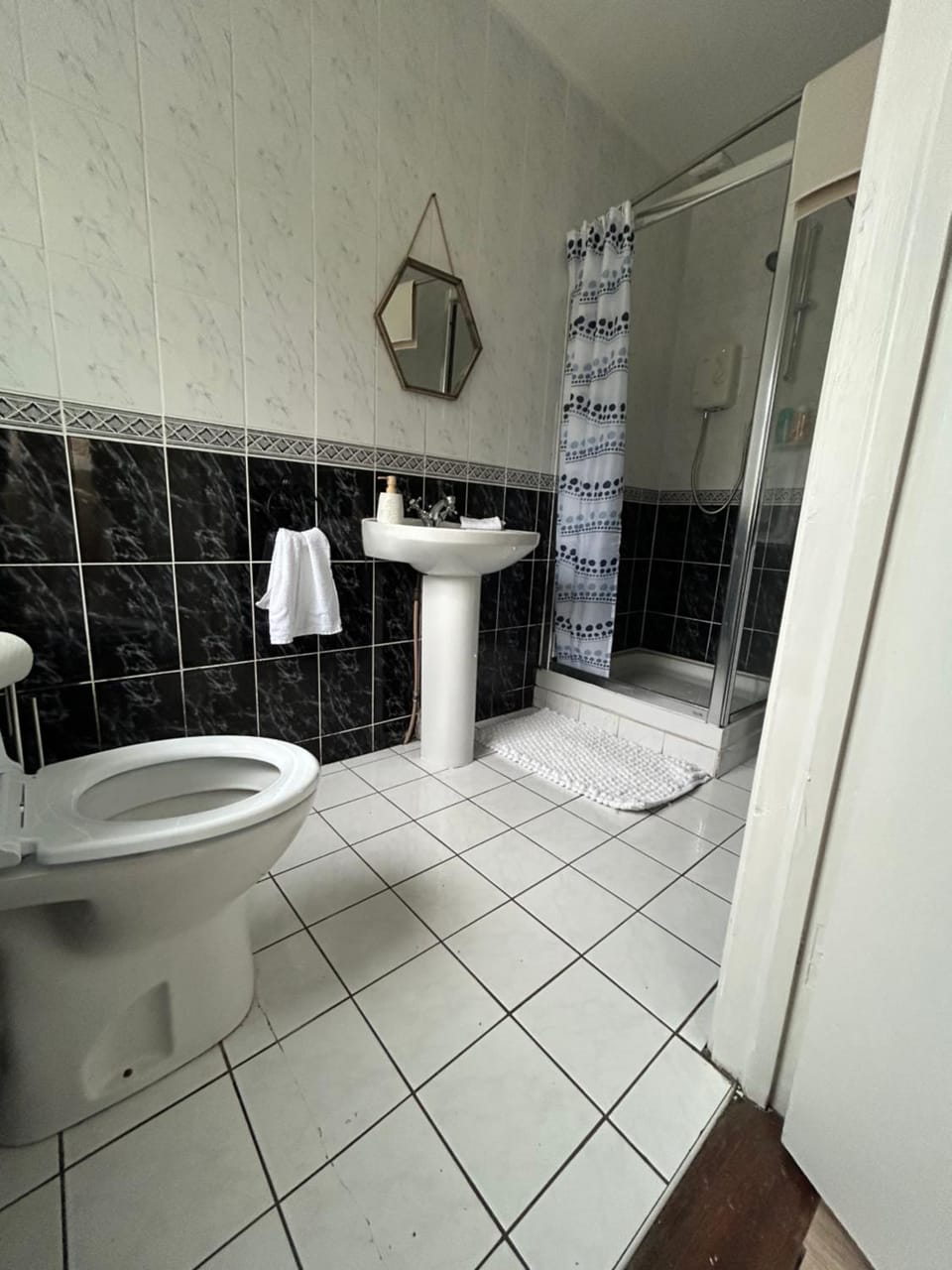 Shower, Toilet, Bathroom, towels