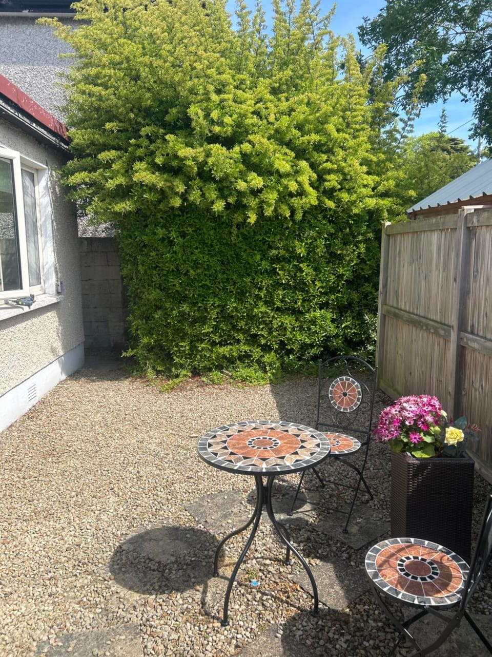 Property building, Patio, Garden, Garden view