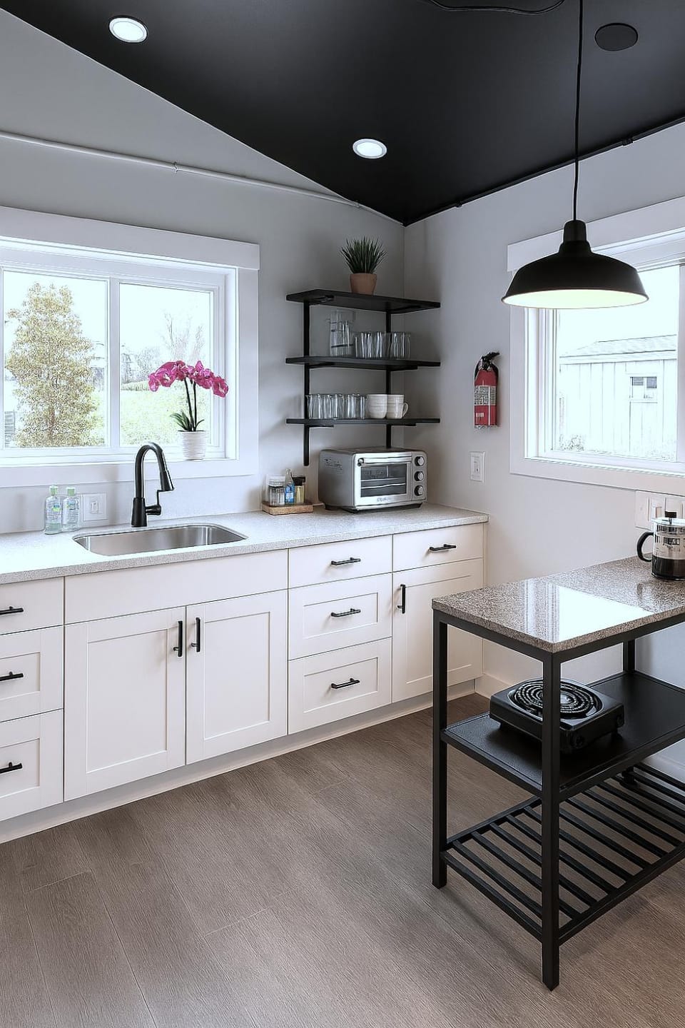 Kitchen or kitchenette, kitchen