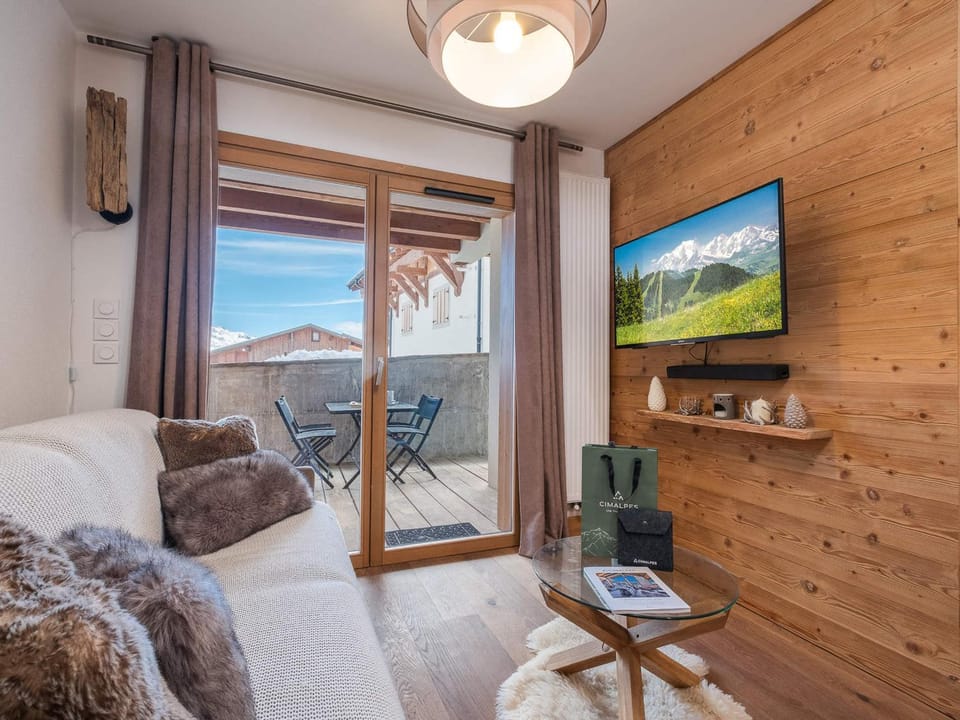 Appartement cosy près des pistes, 4 pers, Les Saisies Apartment in Villard-sur-Doron