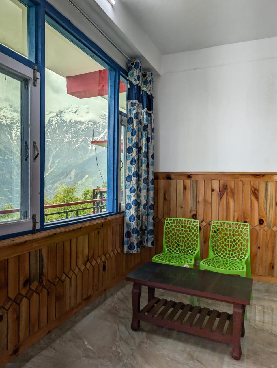 Natural landscape, Seating area, Mountain view