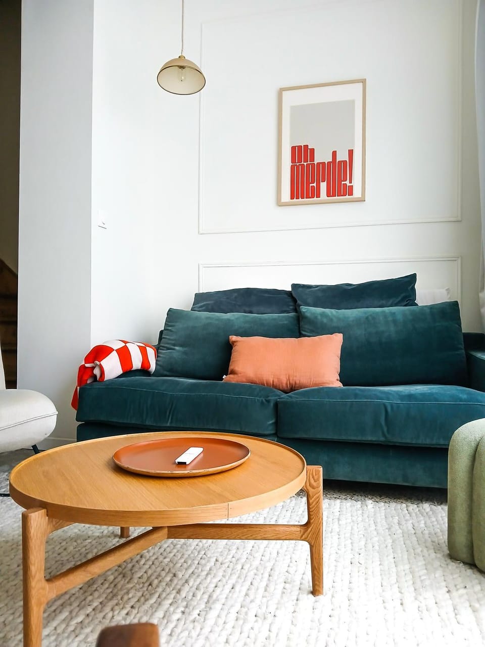 Living room, Seating area, Garden view
