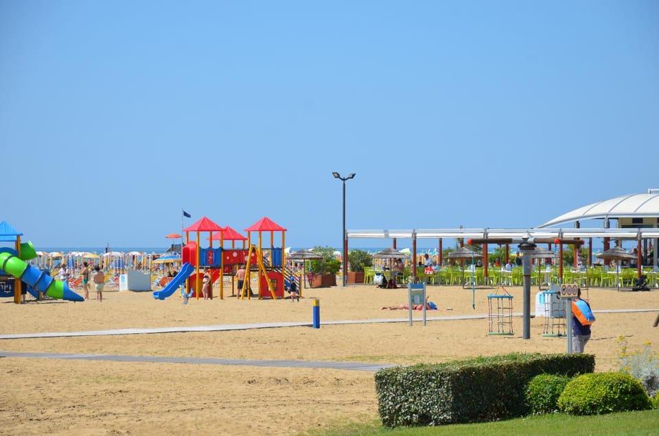 Children play ground, Beach