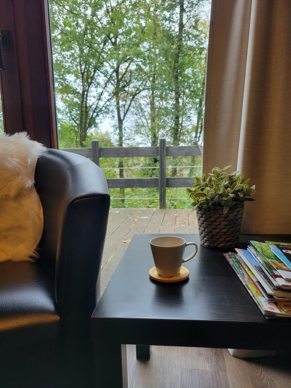 Garden, Living room, Seating area, Garden view