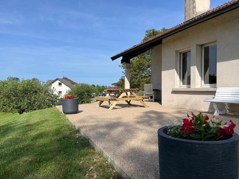 Patio, Spring, Garden view