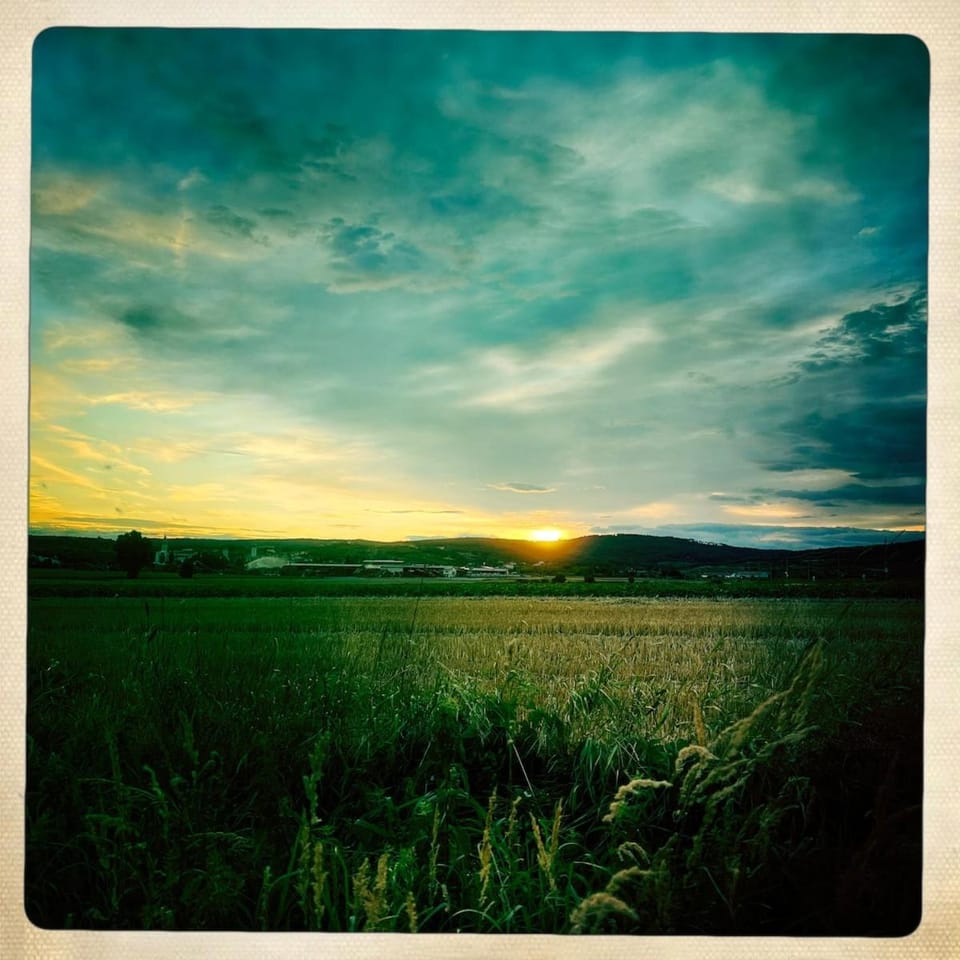 Natural landscape, Sunset