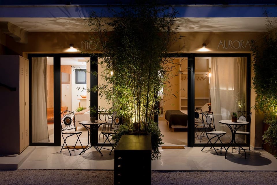 Patio, Night, Garden