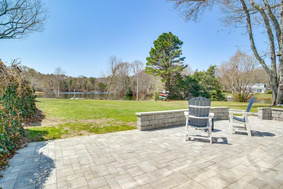Steps to Pond & Beach! Couples Retreat in Cape Cod Apartment in Mashpee