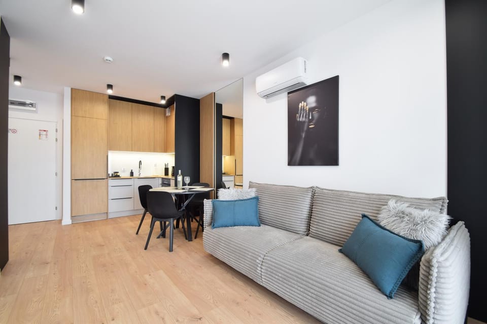 Kitchen or kitchenette, Living room, stove