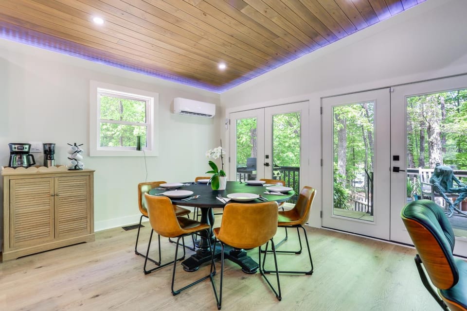 Lake Lanier Living! Retreat w/ Dock, Deck & Sauna House in Gainesville