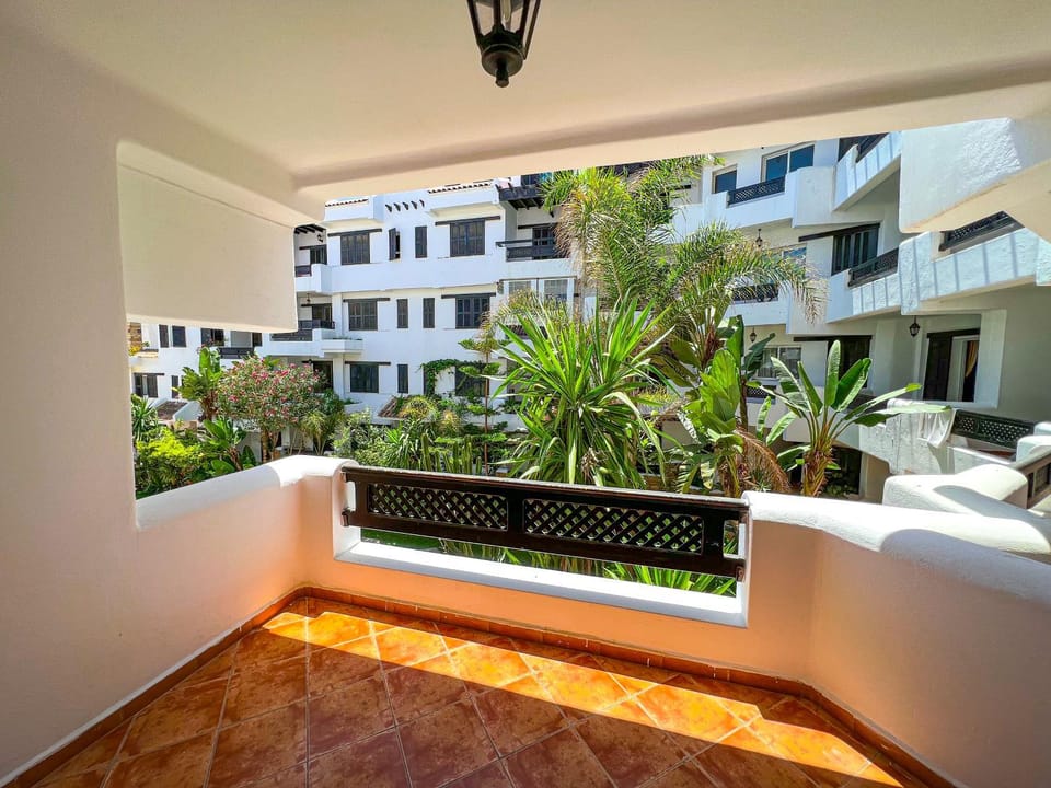 Property building, Patio, Day, Garden, View (from property/room), Balcony/Terrace, Garden view