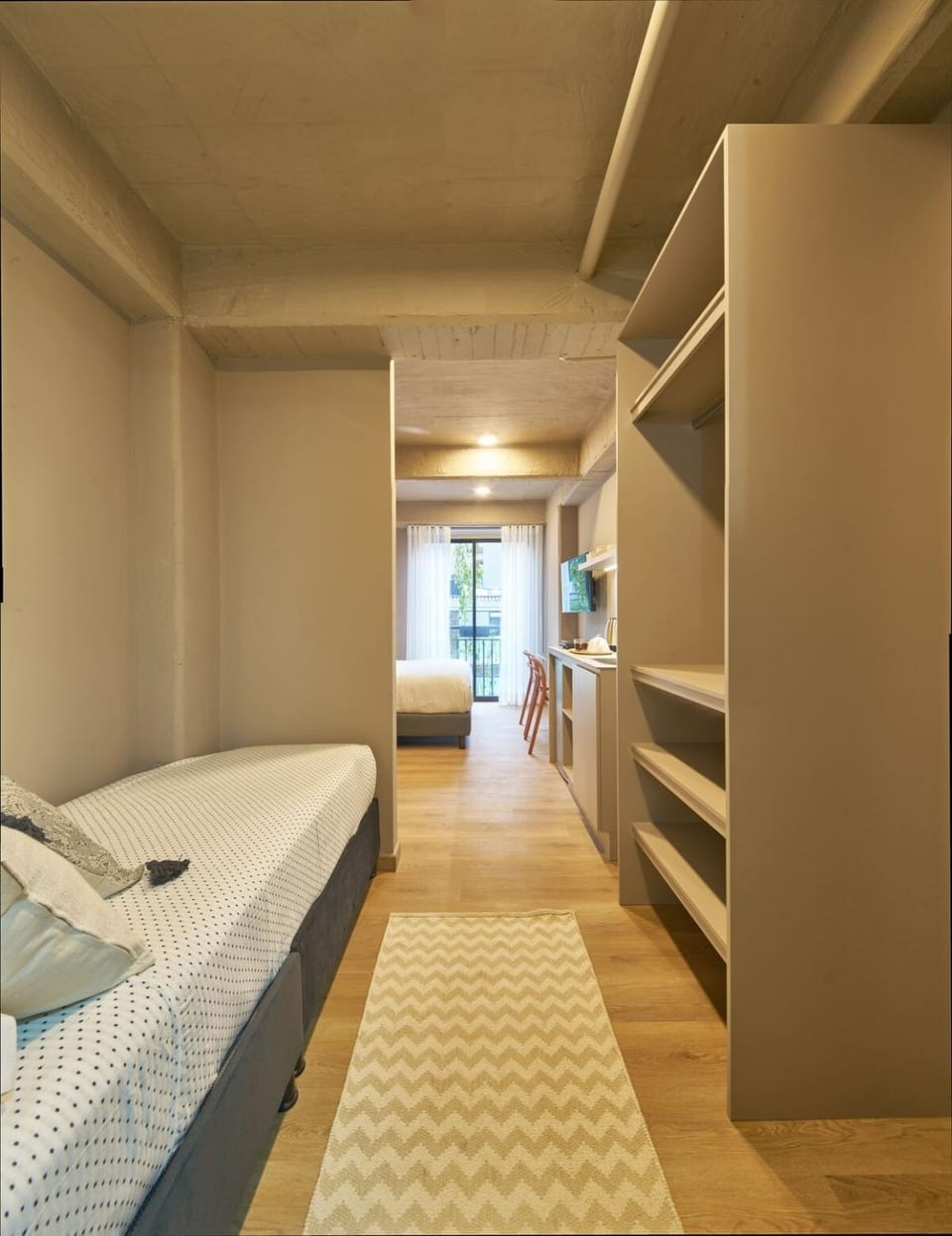 Bed, Photo of the whole room, Bedroom, wardrobe