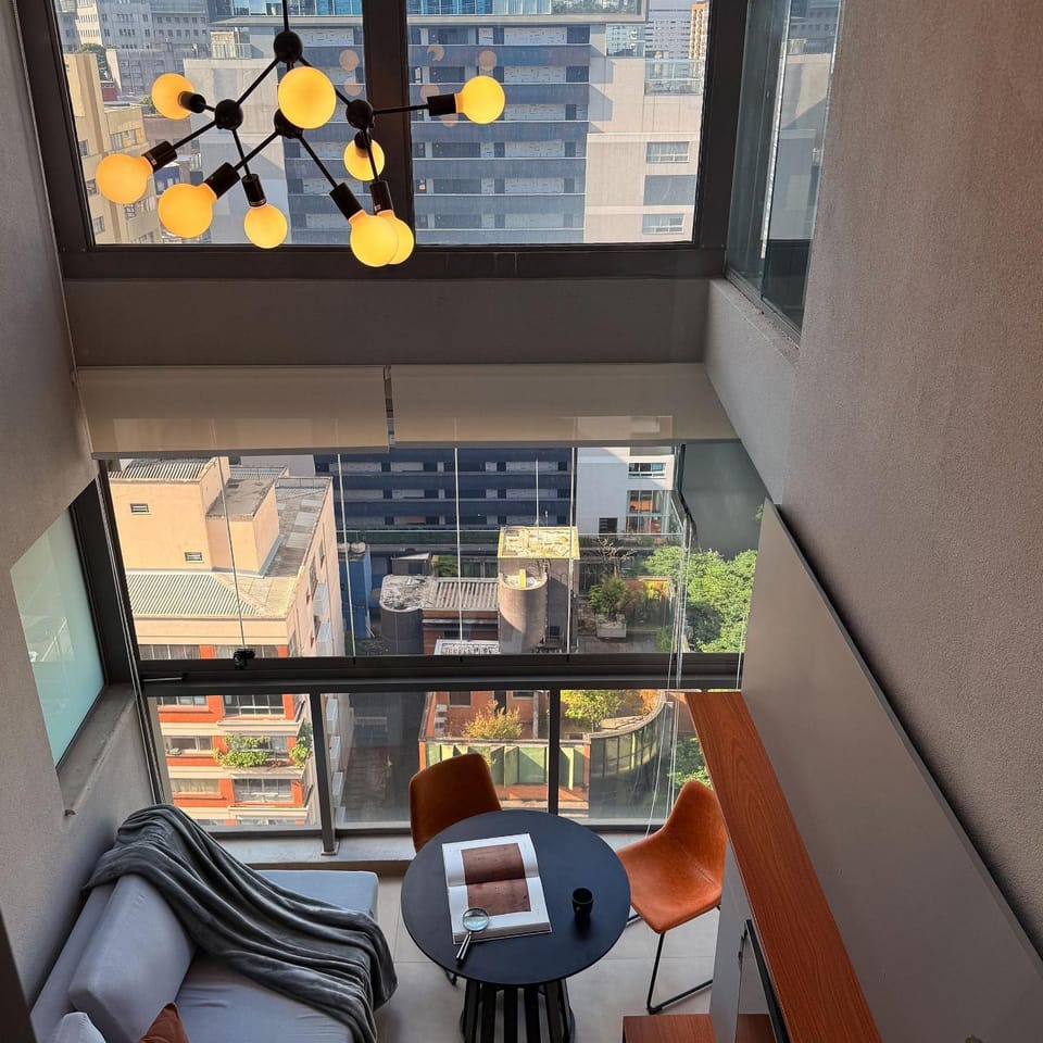 Skyline Oscar FreireI Double Height Duplex Apartment in Sao Paulo City