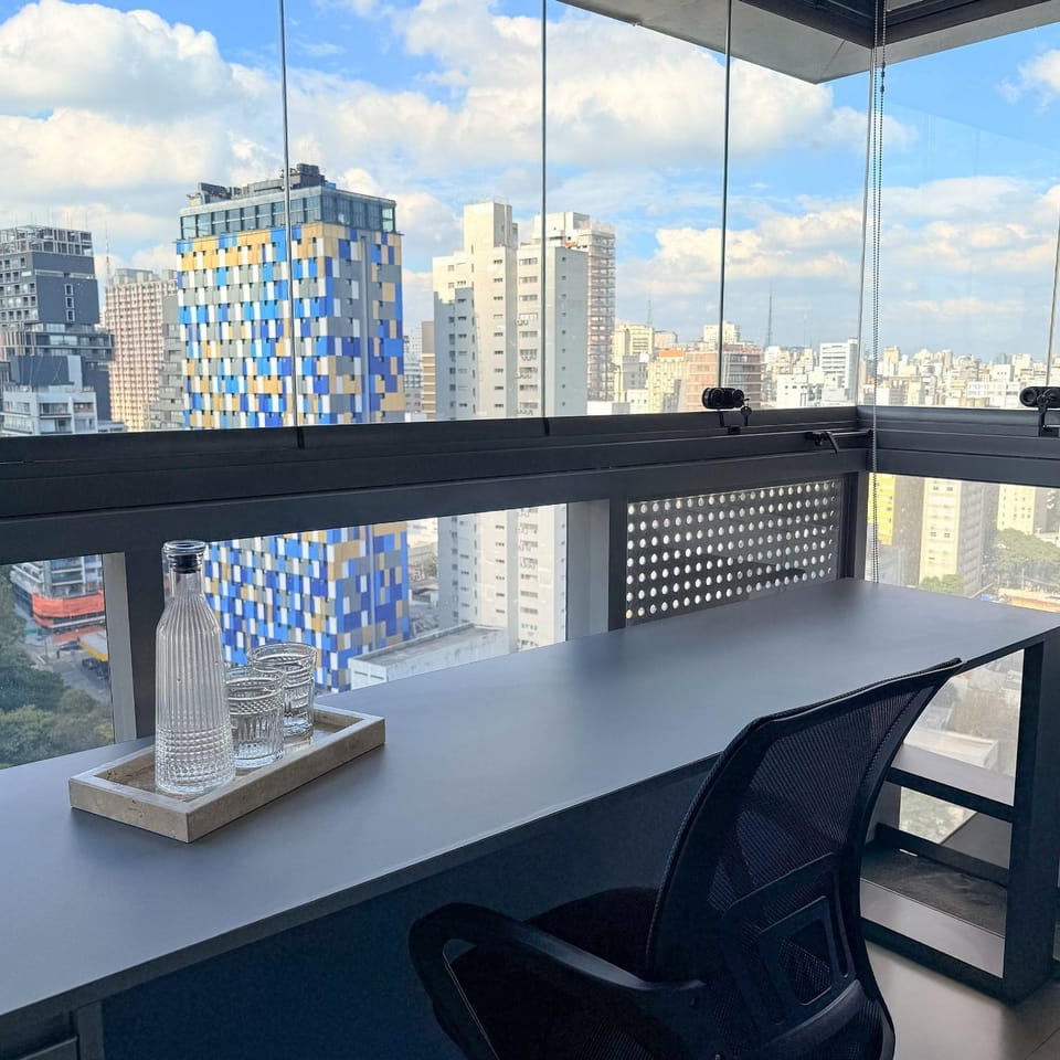 Skyline Oscar FreireI Double Height Duplex Apartment in Sao Paulo City
