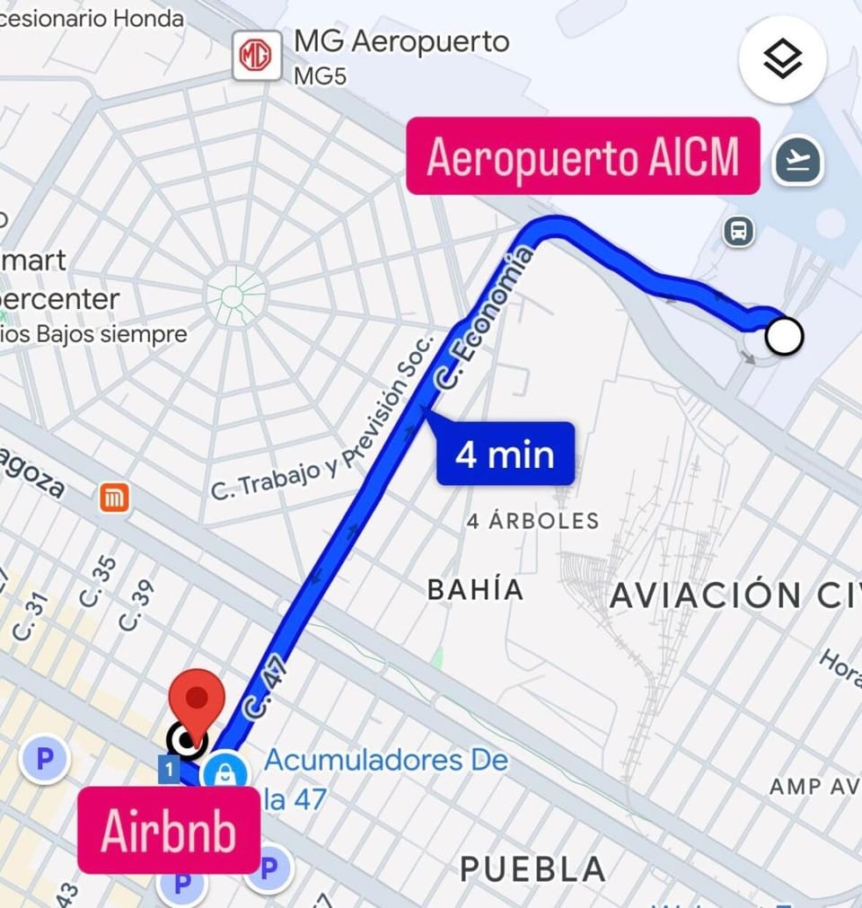 Cerca Foro Sol GNP y Aeropuerto Apartment in Mexico City