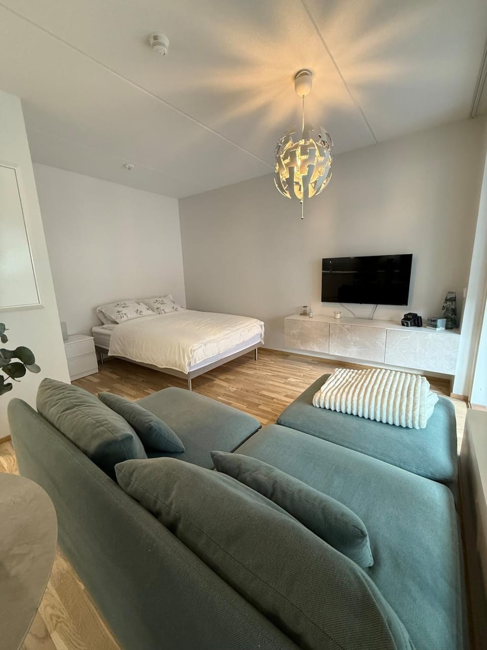 Bed, TV and multimedia, Living room