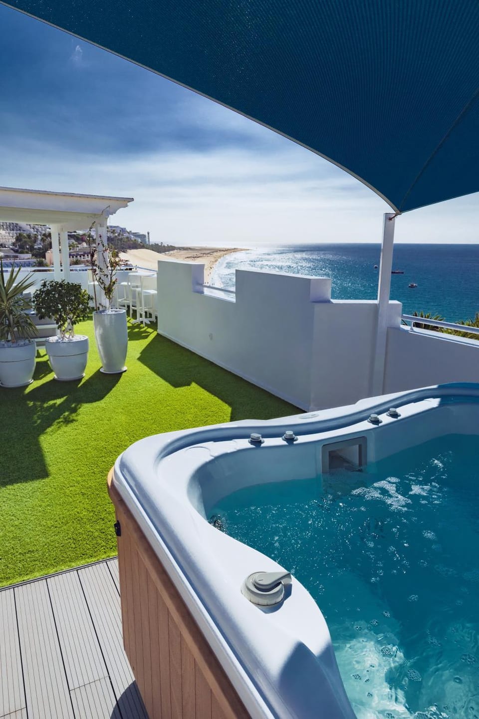 Patio, View (from property/room), Sea view, Swimming pool