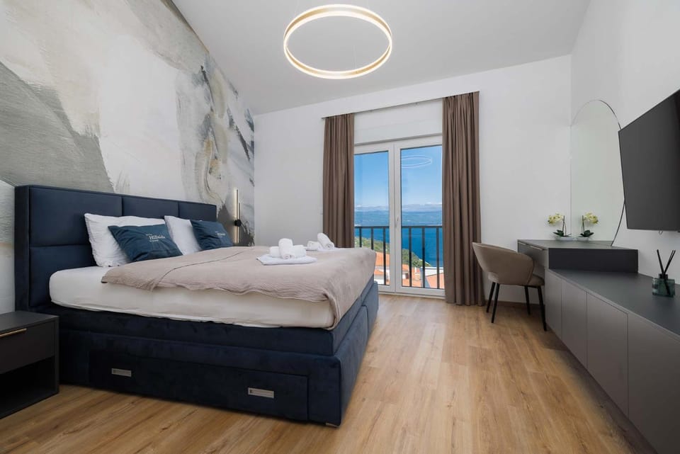 Bedroom, Sea view