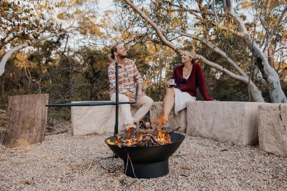 Natural landscape, fireplace