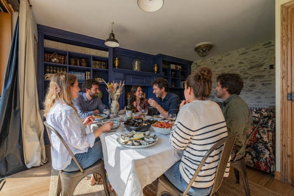 Dining area, group of guests