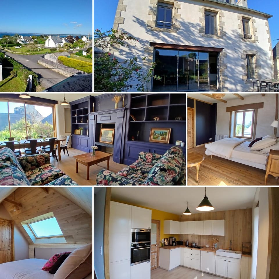 Property building, Living room, Photo of the whole room, Bedroom, Garden view, Sea view, kitchen