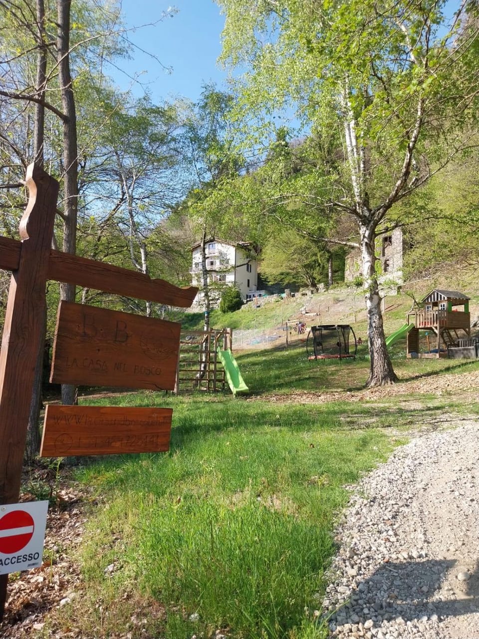 Property building, Garden view