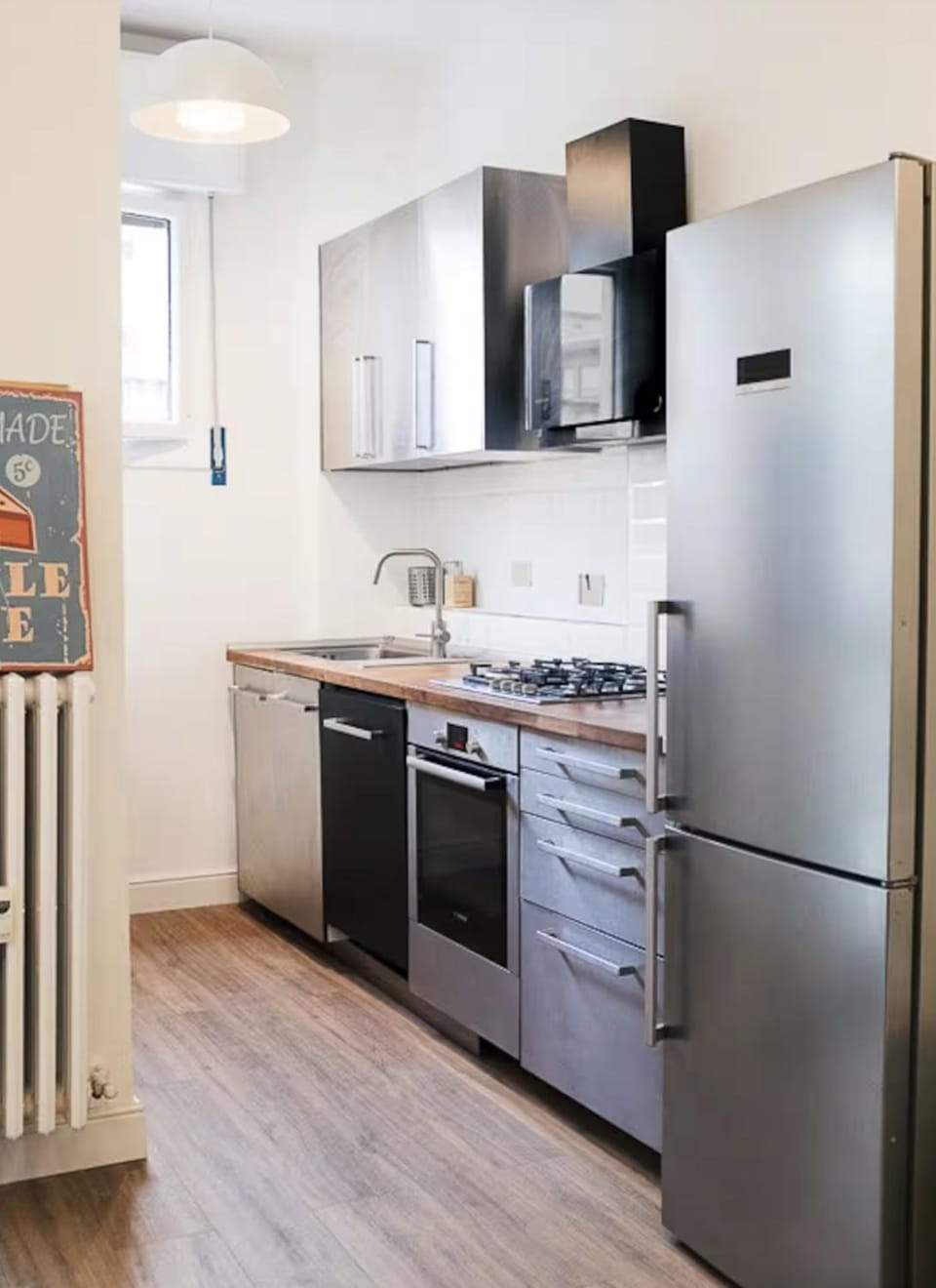 Kitchen or kitchenette, dishwasher, oven, stove, kitchen