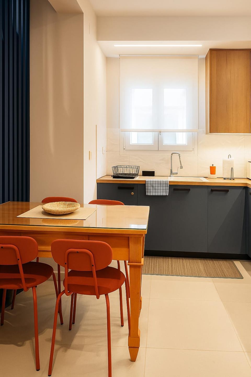 Kitchen or kitchenette, Dining area
