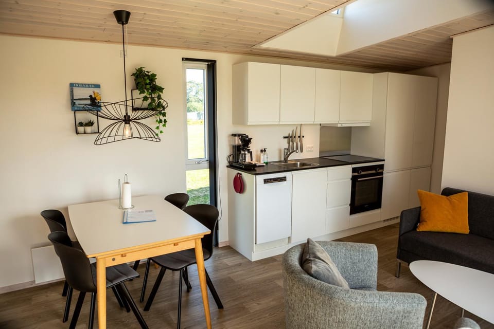 Kitchen or kitchenette, Seating area, Dining area