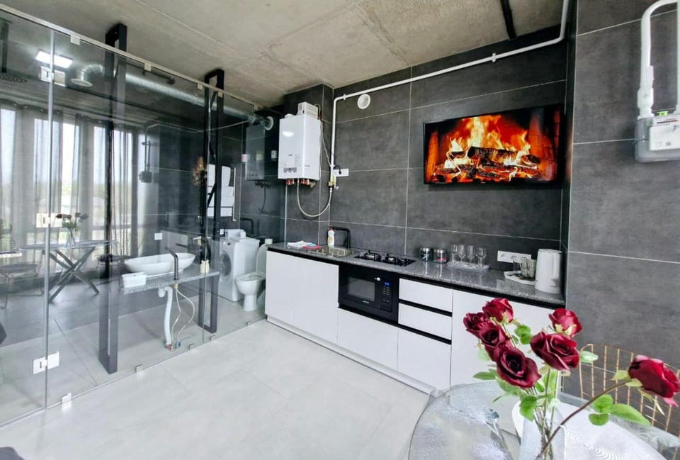 Kitchen or kitchenette, Dining area, pet friendly, stove