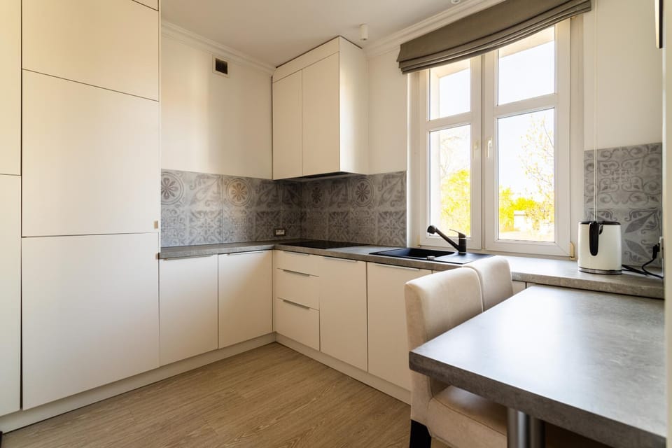 Kitchen or kitchenette, dishwasher