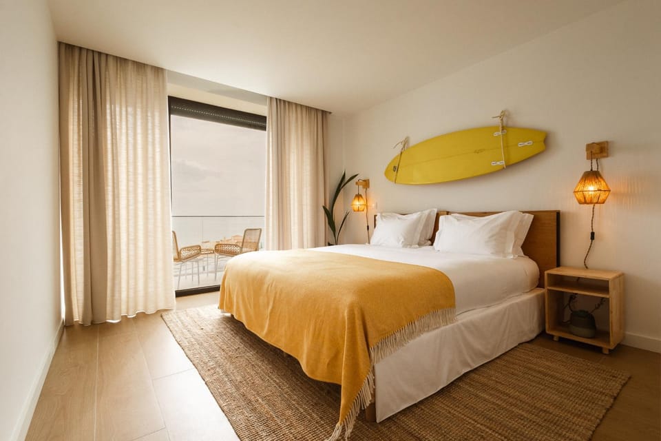 Bed, View (from property/room), Bedroom, Sea view