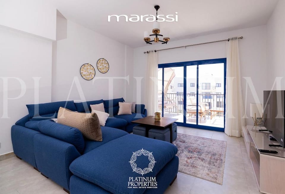 Pool View 2 Bedrooms in Marassi Apartment in Egypt