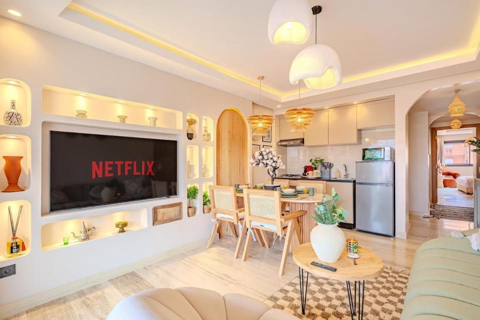 Central Luxury Quiet Hivernage 2 Balconies With View Apartment in Marrakesh