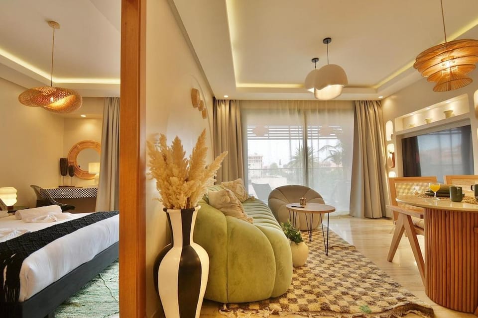 Central Luxury Quiet Hivernage 2 Balconies With View Apartment in Marrakesh