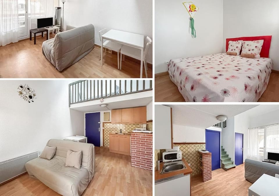 Bed, Kitchen or kitchenette, Living room, Dining area, Bedroom