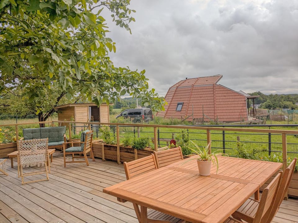 Patio, Balcony/Terrace, Dining area, Garden view