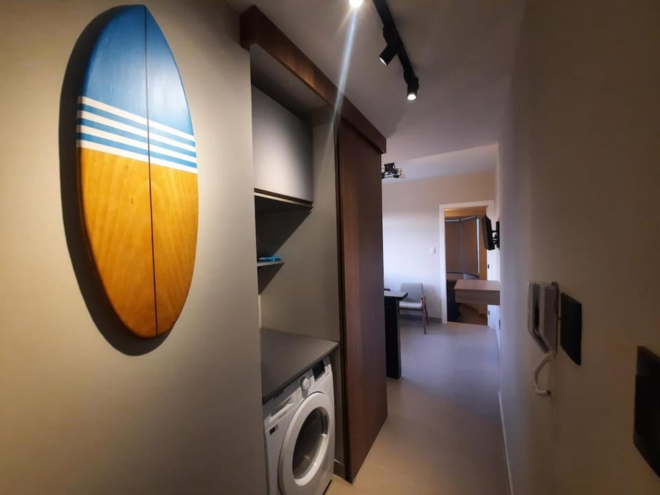 Frente Mar e Conforto | Ar cond, Vaga, Lava e Seca Apartment in Santos