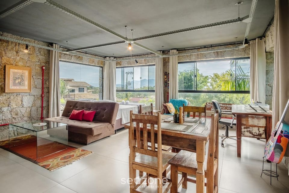 Living room, Dining area, Bedroom