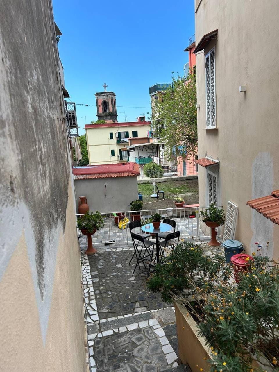 Property building, Patio, Garden, Garden view