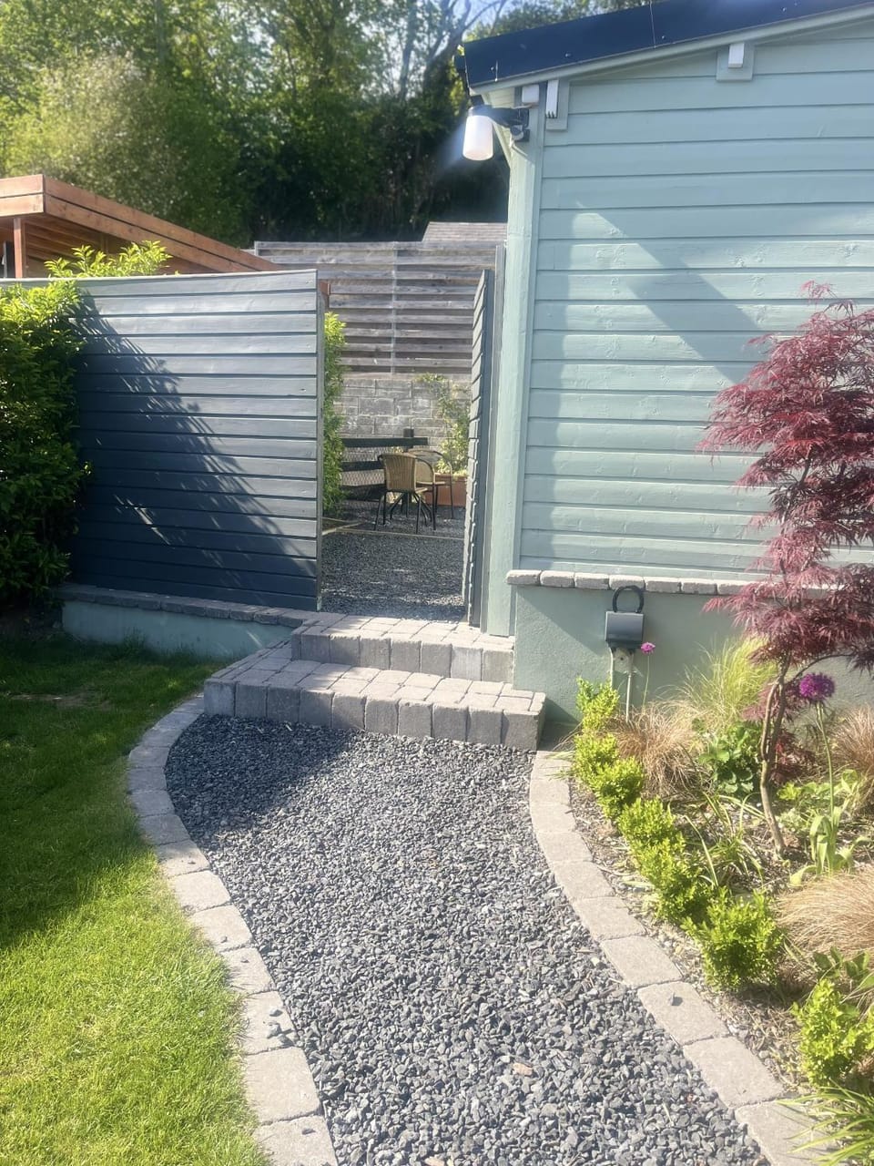 Property building, Garden view