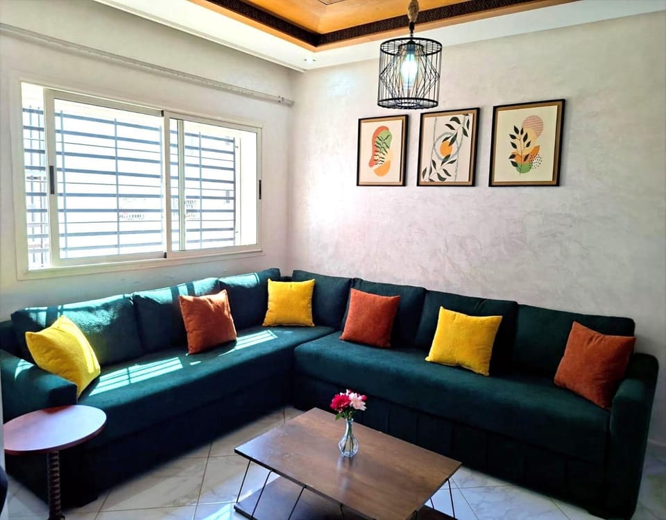Appartement meublé à 4 min de Technopolis résidence MARWA Apartment in Rabat-Salé-Kénitra