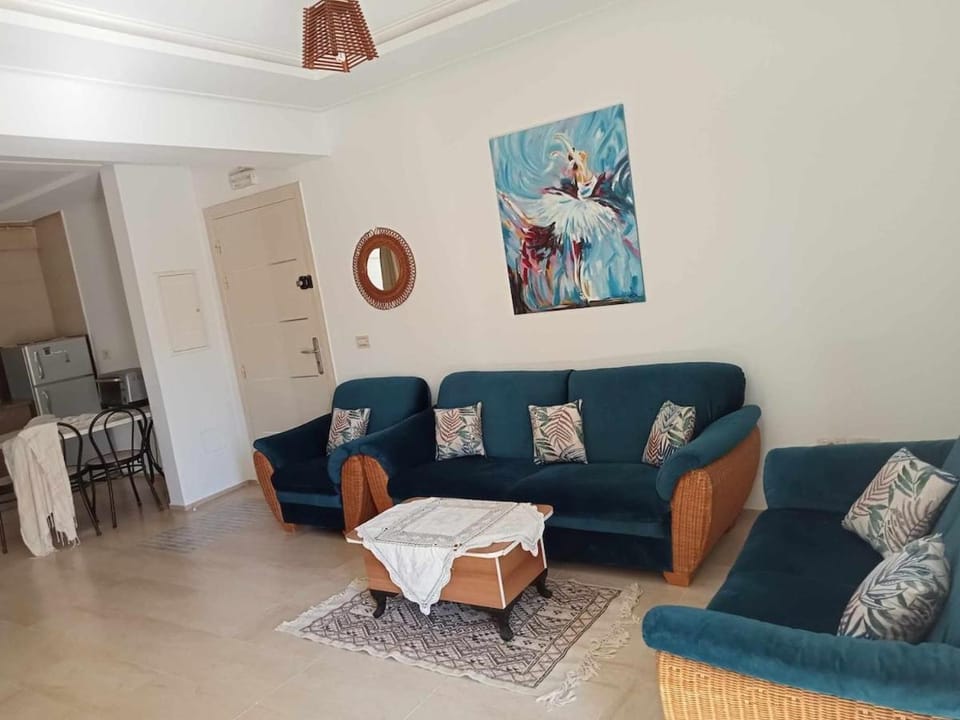 At Maha's Apartment in Sousse