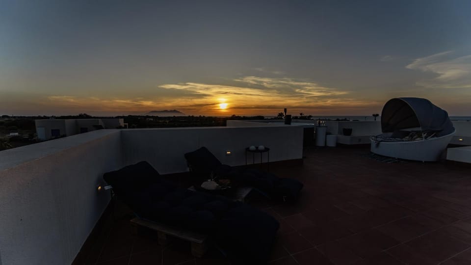 Natural landscape, Balcony/Terrace, Sunset
