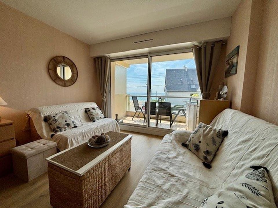 Studio lumineux 28m² - Vue mer - Parking - Petits animaux acceptés - FR-1-478-318 Apartment in Quiberon