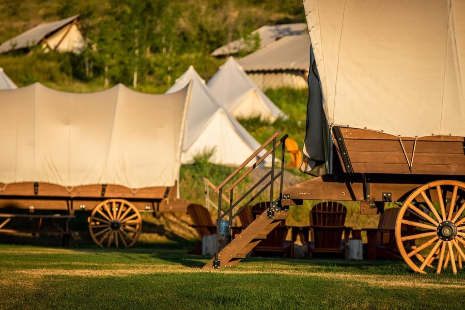 Conestoga Ranch Glamping Resort Luxury tent in Garden City