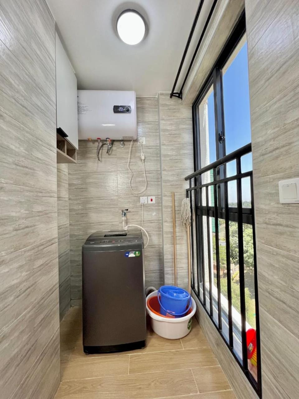 luxurious fully furnished two bedroom apartment with heated swimming fully equipped gym ample parking space children playing ground and a relaxing rooftop with amazing city views Apartment in Nairobi