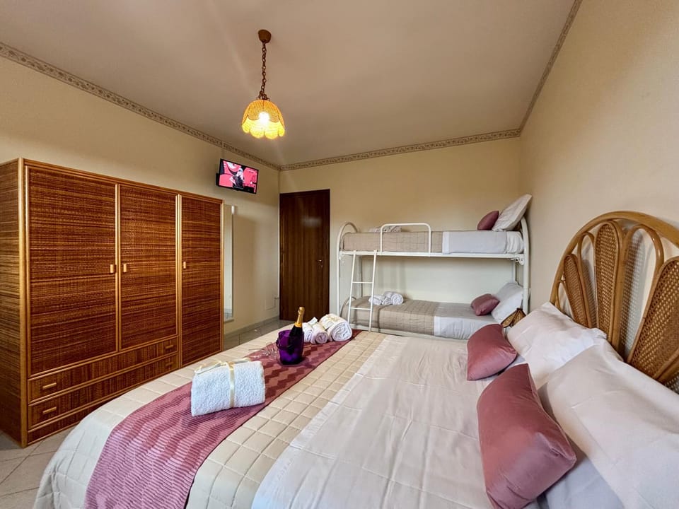 Bed, Bedroom, bunk bed, air conditioner
